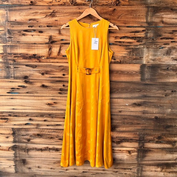 Ted Baker Dresses & Skirts - TED BAKER | NWT Polka Dot Belted A Line Dress 4-6